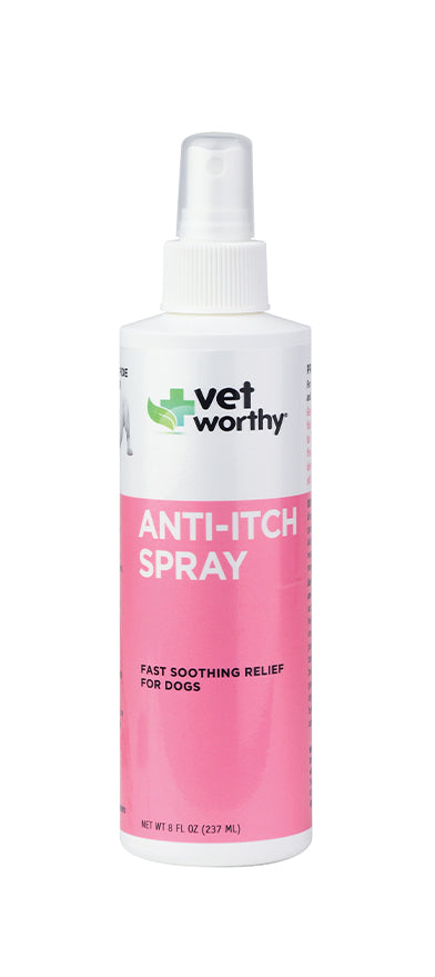 Anti Itch Spray for Dogs 8 oz Vet Worthy