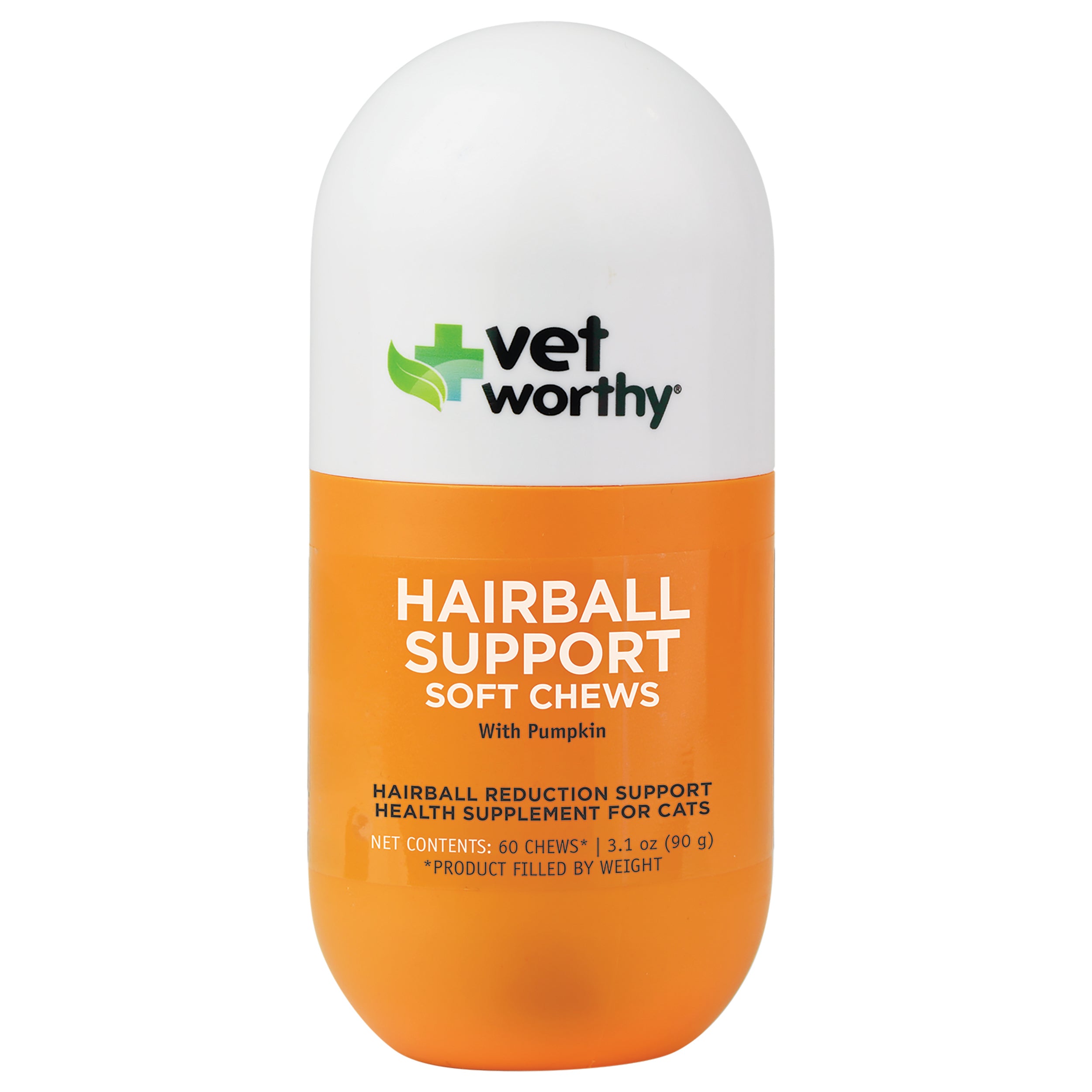 Hairball Support w/ Pumpkin Soft Chews Feline 60 ct – Vet Worthy