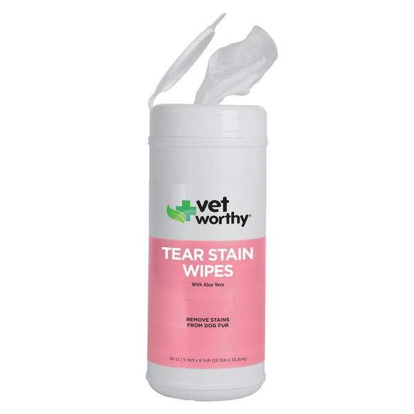 Tear Stain Wipes for Dogs - 60 ct