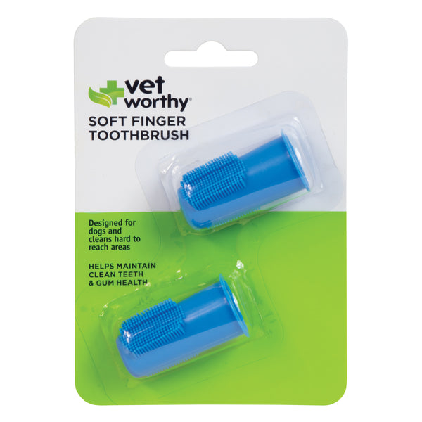 Pet Soft Finger Toothbrush 2 ct