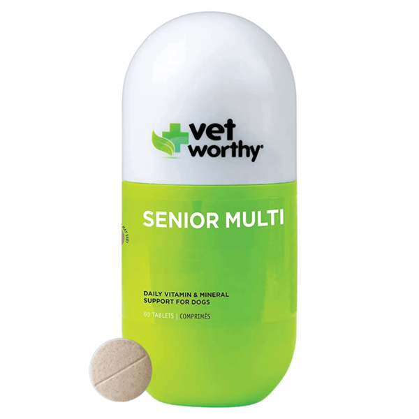 Senior Multi Vitamin Liver Flavored Tablets for Dogs - 60 ct