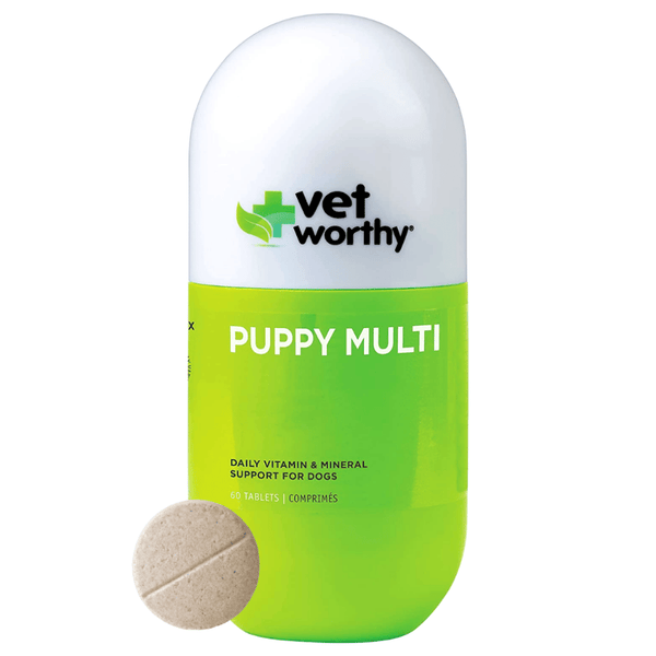Puppy Multi Vitamin Liver Flavored Tablets for Dogs - 60 ct
